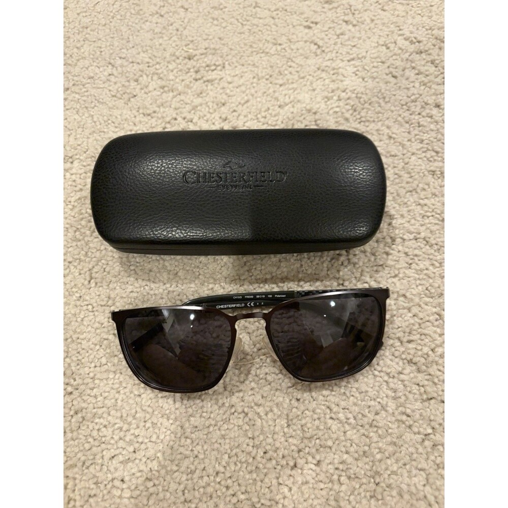 EUC Chesterfield CH19/S Glasses Sunglasses Metal 59-19-150 Burgundy Frame Only